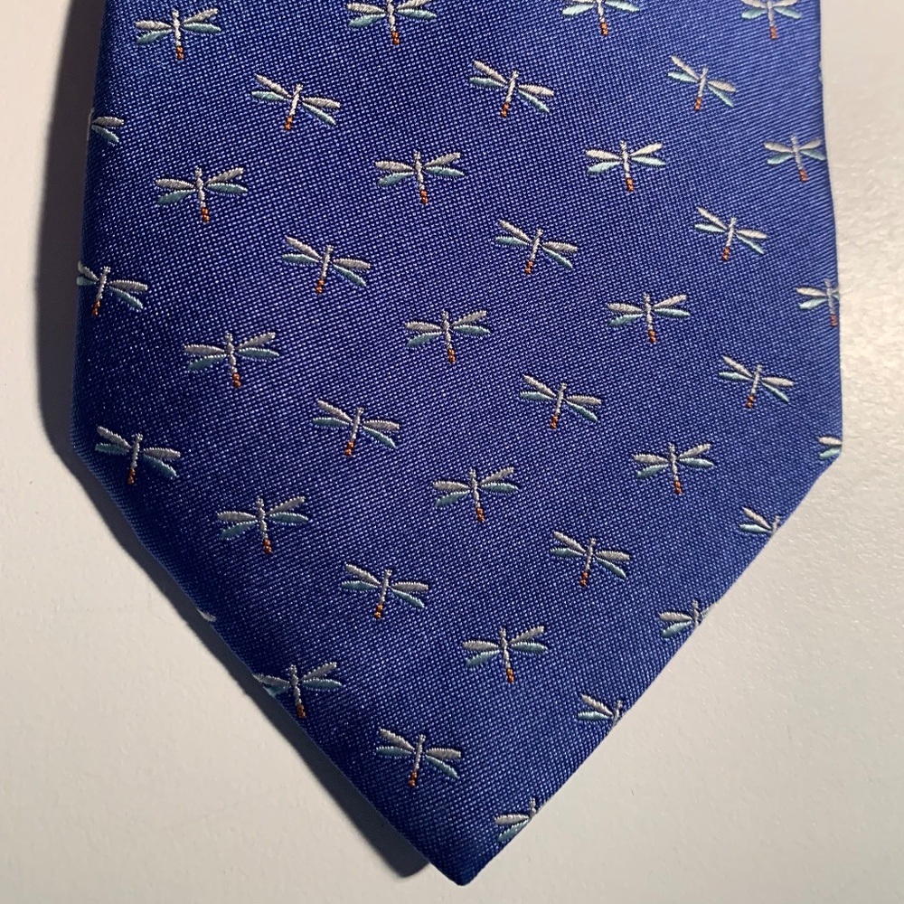Salvatore Ferragamo, Silk Tie for Dragonfly Lovers